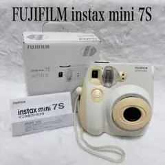【希少】FUJIFILM instax mini 7S ホワイト　チェキ
