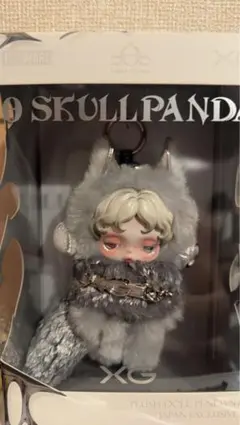 スカルパンダSKULLPANDA × XG ぬいぐるみペンダント 日本限定
