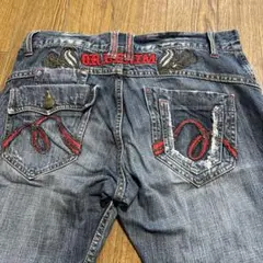 Oririn jeans デニムパンツ ジーパン Y2K 刺繍　ウエスト76