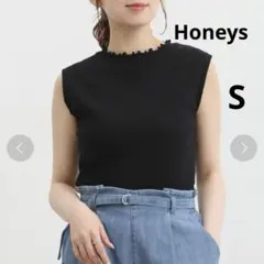 Honeys CINEMA CLUB メローハイネック　ブラック S