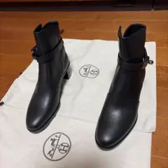 新品✨アンファンリッシュデプリメ　ローズバックル　エンジニアブーツ　ブラック　黒 新品✨アンファンリッシュデプリメ ローズバックル エンジニアブーツ