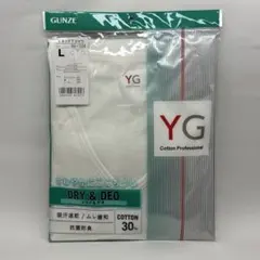 【新品未使用】グンゼ YG VネックTシャツ ホワイト Lサイズのサムネイル
