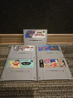 ②スーパーファミコンソフト 　5本まとめ売り