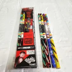 爆走兄弟レッツ&ゴー　ミニ四駆レース鉛筆シューターキャップセット　バトル鉛筆