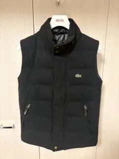 LACOSTE ブラック ダウンベスト US XS