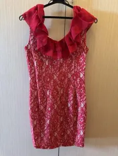 dazzy☆フリル付き赤ドレス