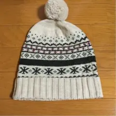 イーストボーイ　ポンポンつきニット帽
