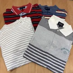 【パーリーゲイツ】メンズポロシャツセット 中古4枚