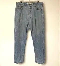 【希少】90s Phat Farm 極太バギーデニム 裾上げなし 濃淡加工のサムネイル