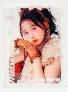 松本かれんB クリアカード WHITE ラルムフェス'25