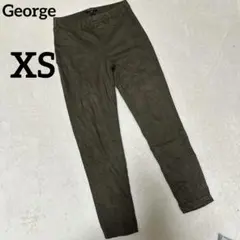 George オリーブ レギンス パンツ XS
