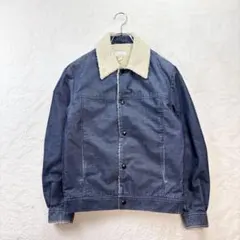 ポールアンドジョー/M/紺/裏ボアジャケット/フライト風/カジュアル/ジャンパー