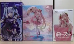 桜ミク 桜ドレスver 初音ミク　雪ミク×クロミフィギュア　ぬースト　桜ミク