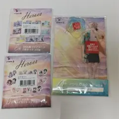 にじさんじ 緋八マナ 海の家 アクリルスタンド、缶バッジ、クリアカードセット