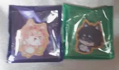 鬼滅の刃☆アニマルクッキーバッジ 蜜璃＆小芭内