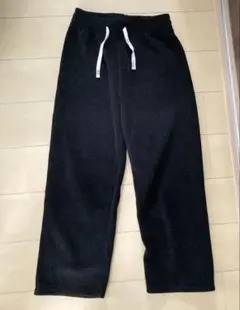 裏起毛パンツ　ブラック XL