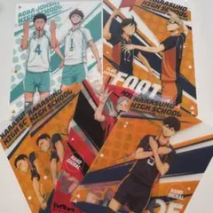 【ハイキュー】クリアアートボード 5種 6枚 影山 灰羽 及川 月島 沢村 菅原