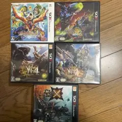 ニンテンドー3DSモンハンソフトまとめ売り