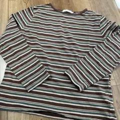 AMERICAN HOLIC ストライプ柄 長袖Tシャツ Lサイズ