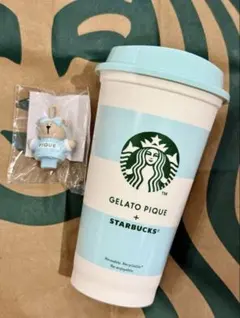【スターバックス】【ジェラートピケ】【リユーザブルカップ】【ベアリスタ】キャップ