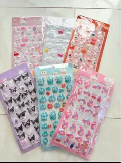 ボンボンドロップ風シール6枚セット