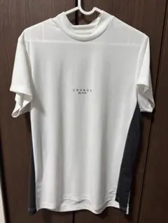 CRONOS BLACK モックネック Tシャツ ホワイト Sサイズ