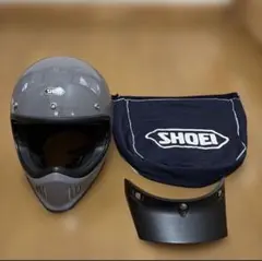 SHOEI EX-ZERO 純正バイザーセット バサルトグレー M グラムスター