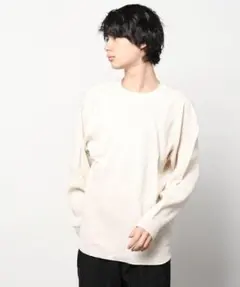 スウェット 長袖カットソー