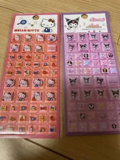 ハローキティ・クロミ タイルシールセット