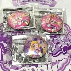 プリキュアあそーと2024 キュアワンダフル　キュアフレンディ　缶ミラー