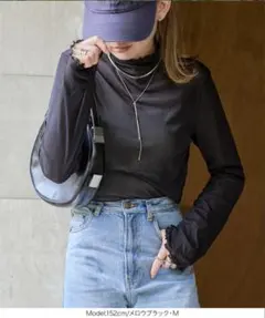 【神戸レタス】黒の長袖Tシアーシャツのサムネイル
