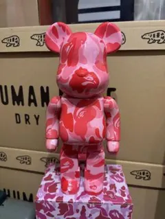 Bearbrick400% クリアボディ 赤ロゴ 取扱注意 - メルカリ