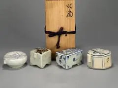 李朝風　青磁系　印あり（詳細不明）水滴 書道具・文房具コレクション　書道具用水滴 写真で解説】陶磁器の水滴（すいてき）とは｜特徴や歴史を解説。朝鮮で