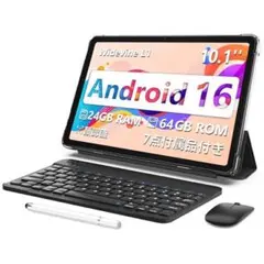 【世界初 Android16】10.1インチタブレット 24GBメモリ 豪華7点
