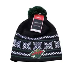 【00's】新品Reebok NFL ボンボンニット帽　vintage Y2Kのサムネイル