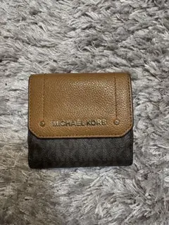 MICHAEL KORS 二つ折り財布 ブラウン/ブラック