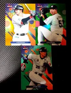 Topps Finest 千葉ロッテマリーンズ 3枚セット シリアル
