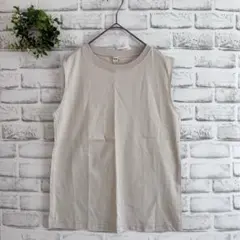 【新品未使用】UNIQLO ユニクロ★タンクトップ（S）ベージュ