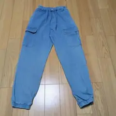 新品☆コムサイズム　デニムジョガーカーゴパンツ150㎝