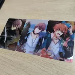 七瀬陸　狗丸トウマ　御堂虎於　メタルカード　メタカ　25　アイドリッシュセブン