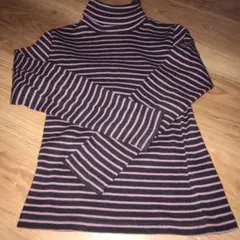 サイズ120 タートルネック　べべ　ボーダー