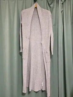 ロングカーディガン グレーのサムネイル