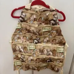 Harrods テディベアプリントエプロン S1013