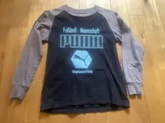 PUMA 長袖カットソー ネイビー/グレー 130cm