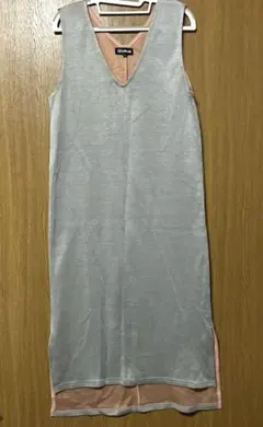 【お値下げ】Queue 　ジャンパードレス　Lサイズ