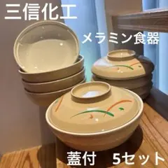 主菜　煮物椀　蓋付　メラミン食器　施設　給食　三信化工　介護　看護　保温のサムネイル