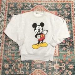 【送料込】 稀少 ヴィンテージ ディズニー ミッキー スウェット 90's M