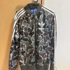 adidas トラックジャケット カモフラ柄 Sサイズ - メルカリ