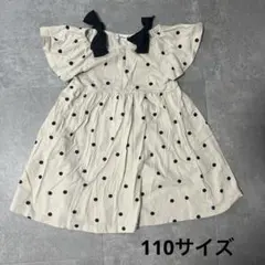 branshes ドット柄 半袖ワンピース 110サイズのサムネイル