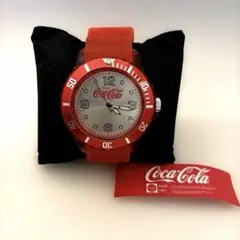 未使用品 Coca-Cola コカ・コーラ 腕時計 レッド